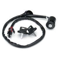 Interrupteur à clé dallumage avec 2 clés pour Honda TRX350 Fourtrax 1986-1987 ATV