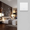 Interrupteur de télécommande sans fil Interrupteur mural Grand panneau de clé Autocollants gratuits Câblage gratuit Cont