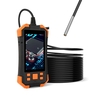 IP67 étanche dur fil 3.9mm lentille endoscope caméra 4, 3 pouces IPS pipeline industriel ultra-clair avec écran endoscope