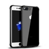 iPaky corps entier avant et arrière clair acrylique et TPU cas avec film de verre trempé pour iPhone 8 Plus/7 Plus