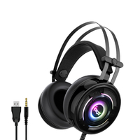 IPega PG-R008 casque de jeu filaire 50mm haut-parleur 3.5mm prises Audio et USB avec casque micro pour console de jeu PC