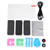 iPega PG-SL001 9-en-1 Set Sac de rangement Boîte de cartes de jeu pour console Switch Lite Nettoyage Film trempé à bascu