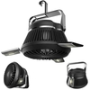IPRee® 2 en 1 multifonction LED Lampe de camping 3 modes Énergie solaire et lampe de tente rechargeable USB Ventilateur