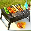 IPRee® Pliant Barbecue Grill Portable Charbon De Bois Cuisinière En Acier Inoxydable Camping Pique-Nique