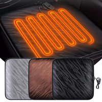 IPRee USB Car Heating Cushion Universal Home Office Chair Cushion Heated Car Seat Cushion Winter Warmer Anti slip Chair