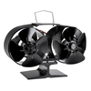 IPRee® Ventilateur de poêle à 8 pales Foyer Alimenté par un système de chauffage écologique