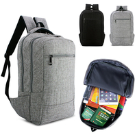 IPRee® 15.6inch Sac à dos pour ordinateur portable pour hommes École Voyage professionnel Sac à bandoulière Sac à dos