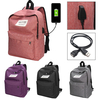 IPRee ™ Hommes Femmes Sac à dos USB Sac à dos pour ordinateur portable Travel School Book Rucksack