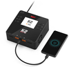 ISDT K2 AC 200W DC 1000W 20A déchargeur de chargeur Lipo équilibre double canal pour Lipo NiMh Pb Batterie