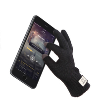 Iwinter hiver automne hommes vélo tricoté gants écran tactile mâle épaissir chaud laine cachemire solide gants
