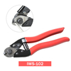 IWISS IWS-102 Ciseaux de câble métallique en acier inoxydable Pince de coupe de 8 pouces Coupe-fil Outil à main cassé Co
