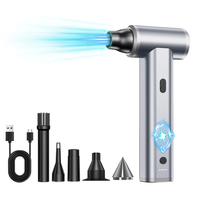 J01MAX Handheld Turbo Fan 160W 130000 RPM 2 in 1 Blowing & Suction 2000mAh Battery Portable Aluminum Alloy Fast Recharge