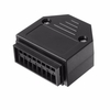 J1962F OBD2 16 broches connecteur femelle adaptateur OBDII avec vis outils de Diagnostic de voiture