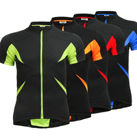 JAGGAD hommes femmes à manches courtes cyclisme vélo maillot respirant Sport chemises de course vêtements de sport haut