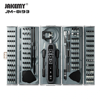 JAKEMY JM-8193 3.7V 3 Speed Electric Screwdriver Kit Mini Container Multifunctional 500mAh Battery Multi-bit Portable Ut