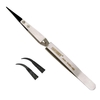 JAKEMY JM-T10-12 Pince à épiler en acier inoxydable antistatique à tête ajustable
