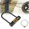 JAKROO U-Lock 4-Digit Secure Password Cadenas de vélo Anti-Theft Steel Multipurpose Lock for Bike Scooter Motorcycle
