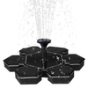 Jardin Mini Flottant Pompe à Eau Solaire Pompe à Eau 4 Pulvérisateurs Jardin Flottant Kit de Décoration
