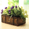 Jardin Résine Valise Fleur Pot Mini Succulentes Jardinière DIY Fleurs Plantes Vertes Décorations