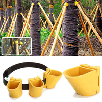 Jardinage TPR Fruit Tree Fixation Support Tool Plant Windbreak Protection Binding Holder Kit