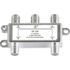 Jasen SP04 Satellite 4 voies Coax Cable Splitter Bi-Directional MoCA Connector Conçu pour SATV / CATV