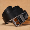 Jassy 110-170 cm Ceinture réglable en cuir véritable pour homme avec boucle ardillon