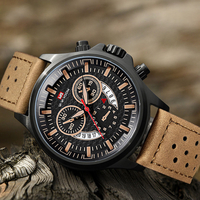 Jassy 4 Couleurs Alliage Faux Cuir Bracelet Sports Montre Étanche Calendrier Montre À Quartz