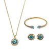JASSY Ensemble de bijoux de luxe en pierres précieuses Le meilleur cadeau pour les femmes