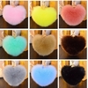 Jassy Fausse Fourrure De Lapin Boule En Peluche Coeur Porte-clés Métal Sac Charme