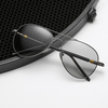 Jassy Hommes Double Faisceau Ovale Cadre Intelligent Couleur Changeante Loisirs En Plein Air Conduite Lunettes De Soleil