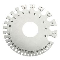 Jauge de fil dacier inoxydable avec un calibre SWG de diamètre de poche de stockage
