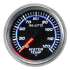 Jauge de température deau 2 "52mm 40-120 ° C Bleu LED Compteur de voiture à visage noir + capteur