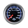 Jauge de température dhuile 2 `` 52mm 50-150 ° C bleu LED compteur de voiture à visage noir avec capteur