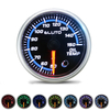 Jauge de température dhuile 2 "52mm 50-150 ° C 7 couleurs LED compteur de voiture à visage noir avec capteur