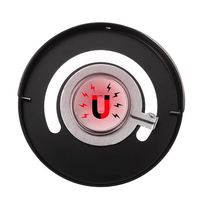 Jauge de thermomètre de tuyau de poêle à feu magnétique pour cheminée en bois