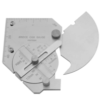 Jauge dinspection de jauge CAM de pont de 2 "50 mm Inspecteur de soudure convexe Règle dinspection de léc
