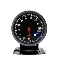 Jauge universelle de gaz déchappement de la voiture 12V 60mm LED universelle de 12V