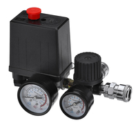 Jauges de régulateur de soupape de commande de pressostat de compresseur dair 220 V/380 V avec connecteur rapide