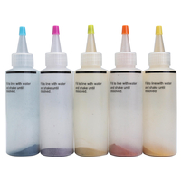 Jaune Fachsia Orange Turquoise Lime 5 Couleurs Tie-Dye Kit Néon Kit Pigment pour Vêtements Chaussures