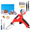 JCD-129B-1 80W Kit de pistolet à souder en étain pistolets à fer à souder électroniques fils à souder pour bijoux maison