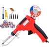 JCD-129B-10 80W Kit de pistolet à souder en étain pistolets à fer à souder électroniques fils à souder pour bijoux maiso