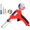 JCD-129B-15 80 W Kit de pistolet à souder en étain pistolets à fer à souder électroniques fils à souder pour bijoux mais