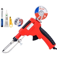 JCD-129B-15 80 W Kit de pistolet à souder en étain pistolets à fer à souder électroniques fils à souder pour bijoux mais