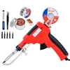 JCD-129B-3 80W Kit de pistolet à souder en étain pistolets à fer à souder électroniques fils à souder pour bijoux maison