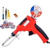 JCD-129B-7 80W Kit de pistolet à souder en étain pistolets à fer à souder électroniques fils à souder pour bijoux maison
