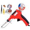 JCD-129B-9 80W Kit de pistolet à souder en étain pistolets à fer à souder électroniques fils à souder pour bijoux maison