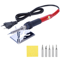 JCD 908 60W Kit doutils de fer à souder Kit doutils de reprise de soudage domestique à température réglable av