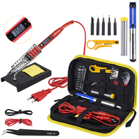 JCD 908S 80W Kit de fer à souder température réglable LCD outils de soudage à souder chauffage en céramique conseils de