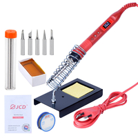 JCD 908U 100W Kit doutils de fer à souder 220V / 110V 180 ~ 500 ℃ / 356 ~ 932 ℉ Température réglable LCD Outils de