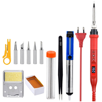 JCD 908U 100W Kit doutils de fer à souder 220V / 110V 180 ~ 500 ℃ / 356 ~ 932 ℉ Température réglable LCD Outils de